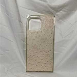 Stylish Beige Ostrich Pattern Phone Case